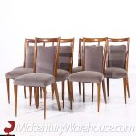 Mario Gottardi & Melchiorre Bega for Erno Fabry Mid Century Italian Walnut Dining Chairs - Set of 8 | Mid Century Modern Furniture - Mid Century Furniture Chicago Mario Gottardi & Melchiorre Bega for Erno Fabry Mid Century Italian Walnut Dining Chairs - Set of 8