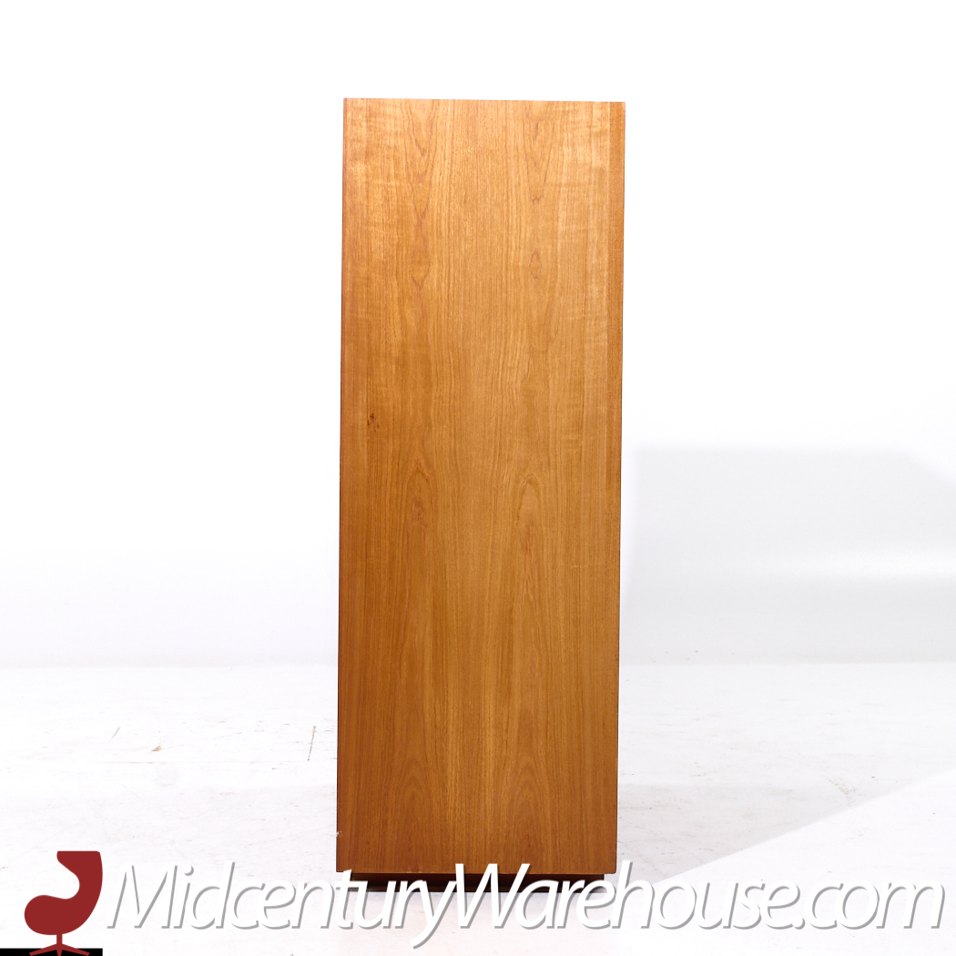 Mid Century Danish Teak Plinth Base Armoire