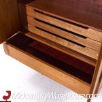 Mid Century Danish Teak Plinth Base Armoire | Mid Century Modern Furniture - Mid Century Furniture Chicago Mid Century Danish Teak Plinth Base Armoire