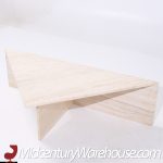 Mid Century Triangular Marble Coffee Table | Mid Century Modern Furniture - Mid Century Furniture Chicago Mid Century Triangular Marble Coffee Table