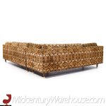 Milo Baughman Style Mid Century Walnut Sectional Sofa | Mid Century Modern Furniture - Mid Century Furniture Chicago Milo Baughman Style Mid Century Walnut Sectional Sofa