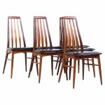 Niels Koefoed Eva Mid Century Danish Teak Dining Chairs - Set of 6 | Mid Century Modern Furniture - Mid Century Furniture Chicago Niels Koefoed Eva Mid Century Danish Teak Dining Chairs - Set of 6
