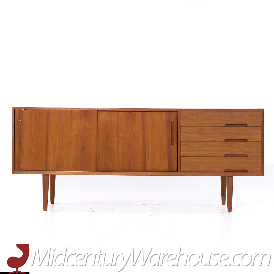 Omann Jun Style Mid Century Danish Teak Credenza