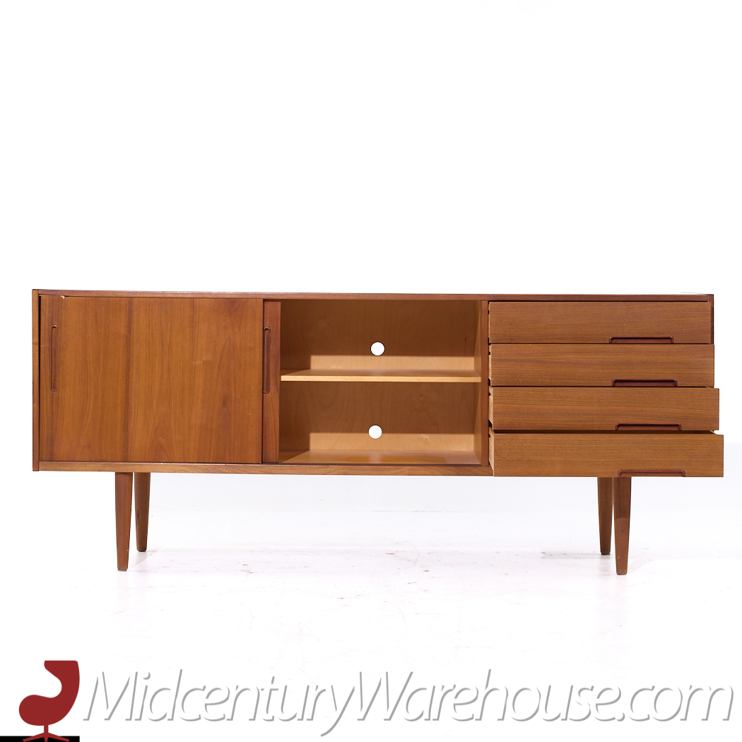 Omann Jun Style Mid Century Danish Teak Credenza