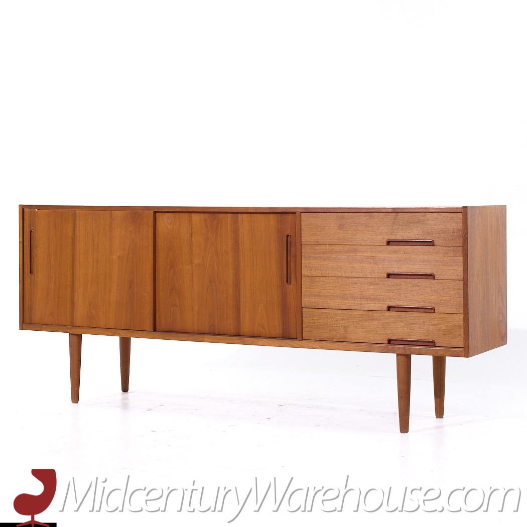 Omann Jun Style Mid Century Danish Teak Credenza
