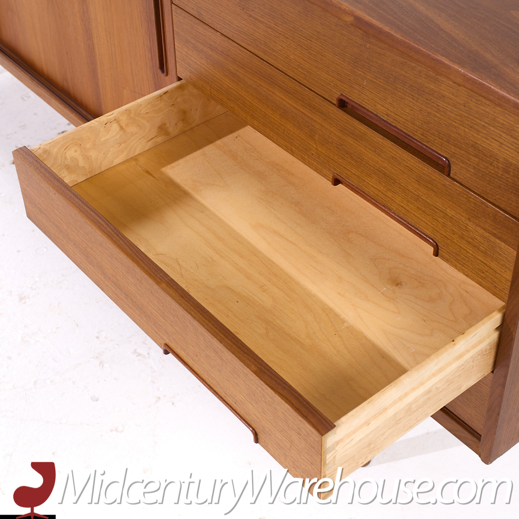 Omann Jun Style Mid Century Danish Teak Credenza
