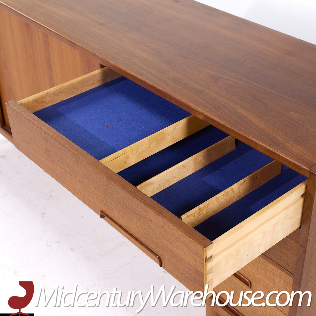 Omann Jun Style Mid Century Danish Teak Credenza