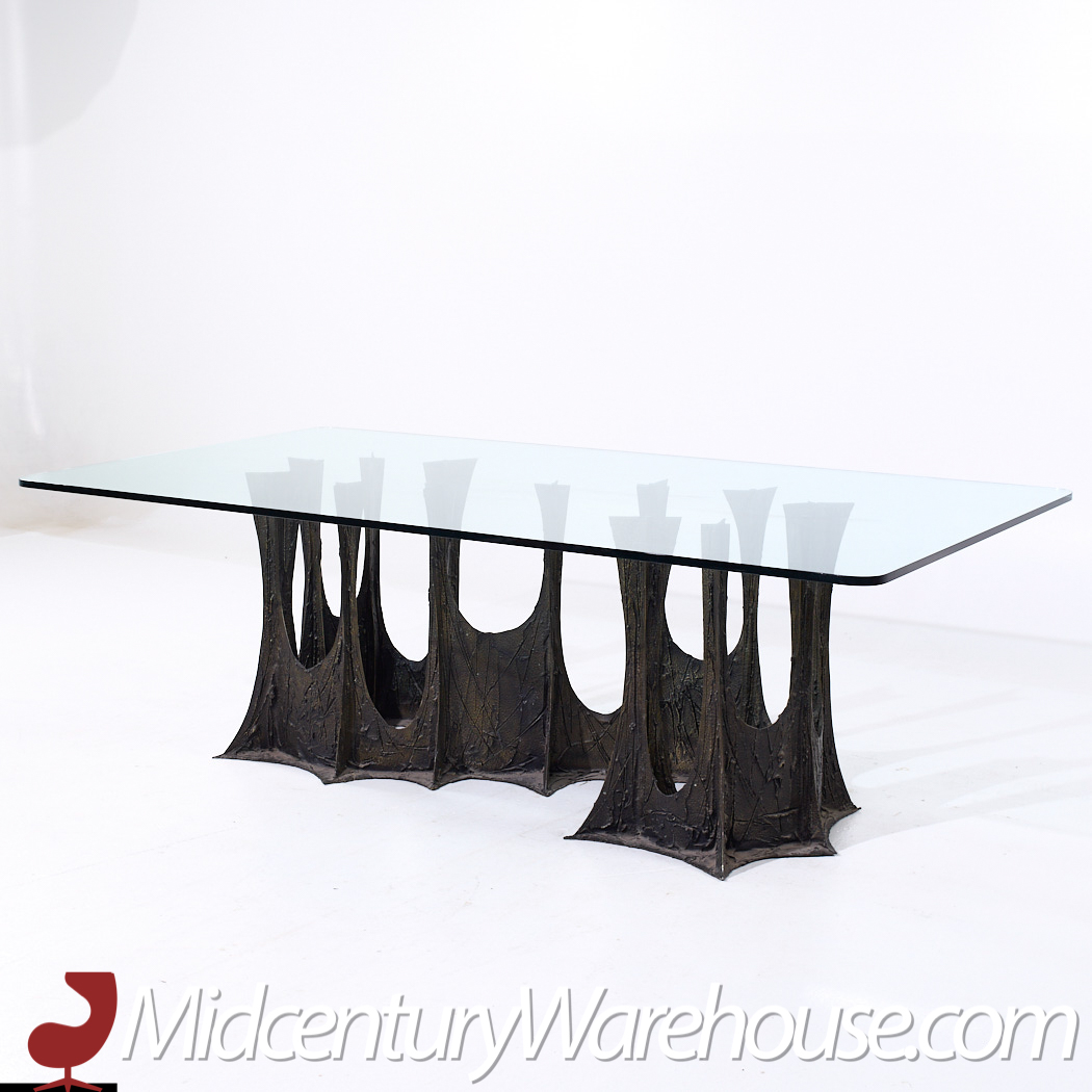 Paul Evans for Directional Pe-102 Mid Century Stalagmite Bronze Dining Table