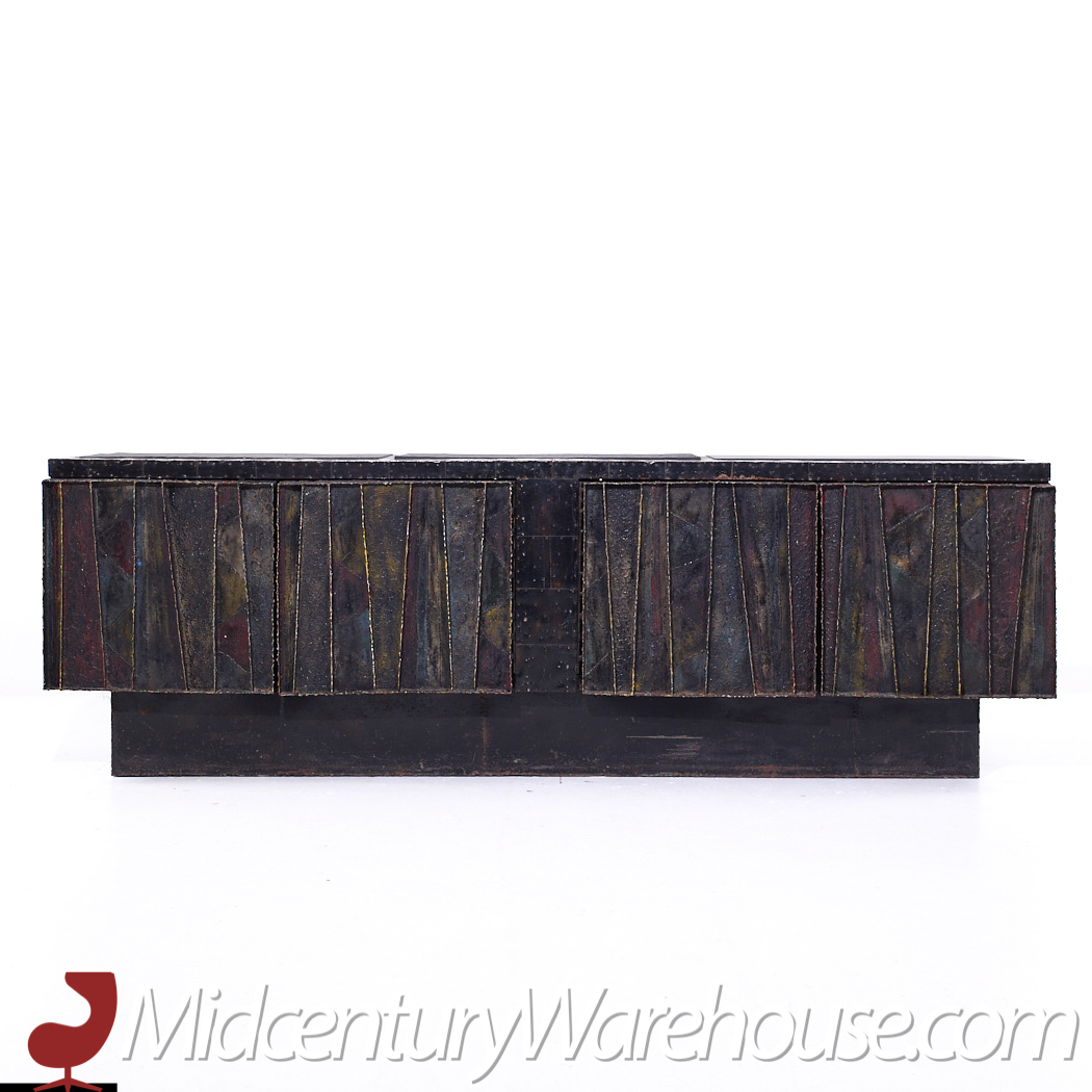 Paul Evans Mid Century Deep Relief Cabinet Credenza