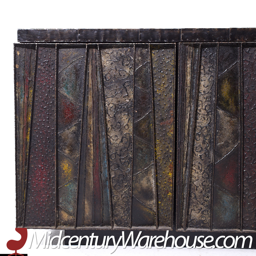 Paul Evans Mid Century Deep Relief Cabinet Credenza