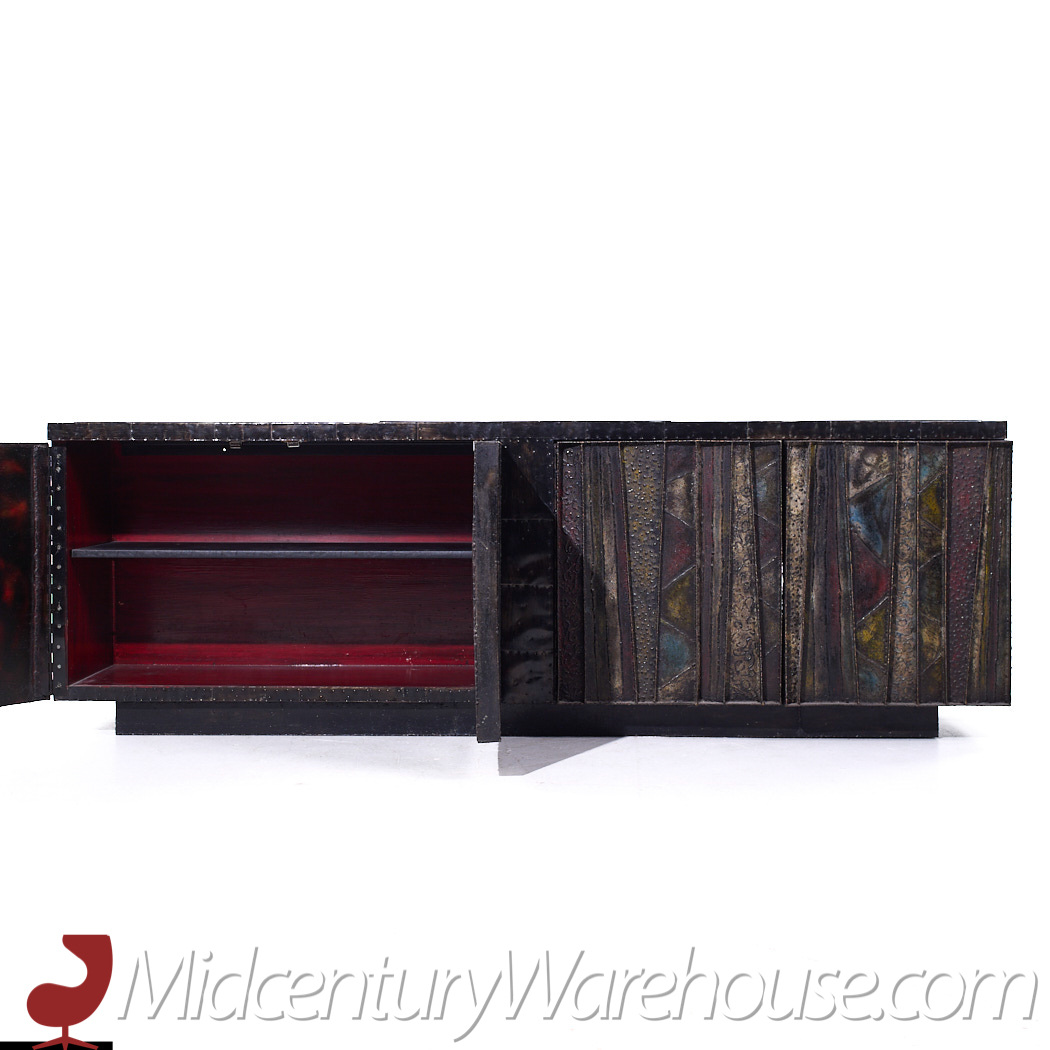 Paul Evans Mid Century Deep Relief Cabinet Credenza