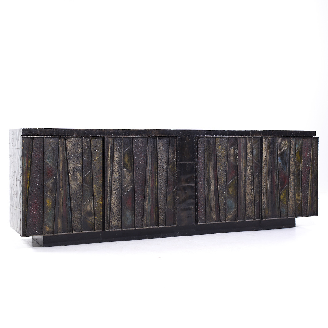 Paul Evans Mid Century Deep Relief Cabinet Credenza