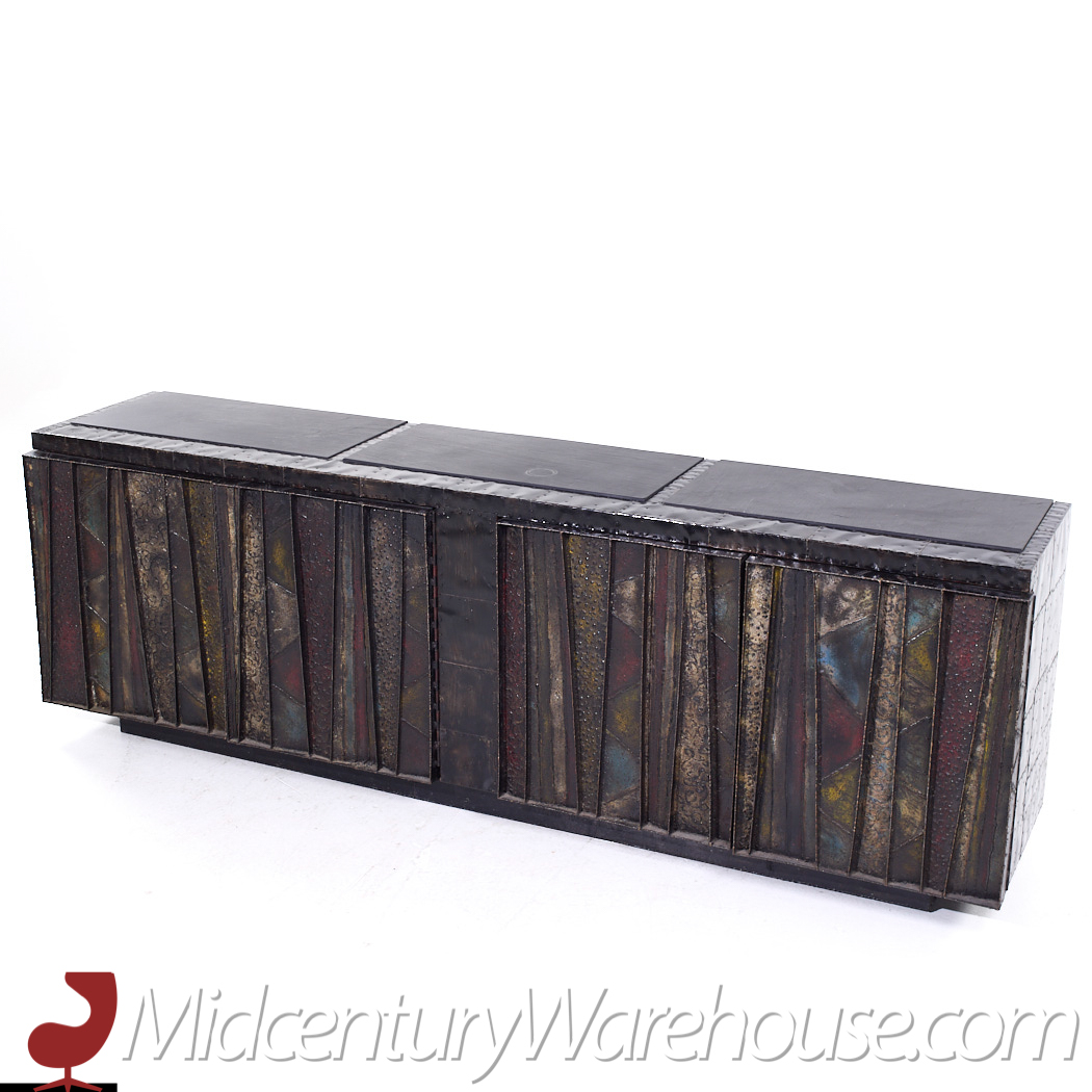 Paul Evans Mid Century Deep Relief Cabinet Credenza