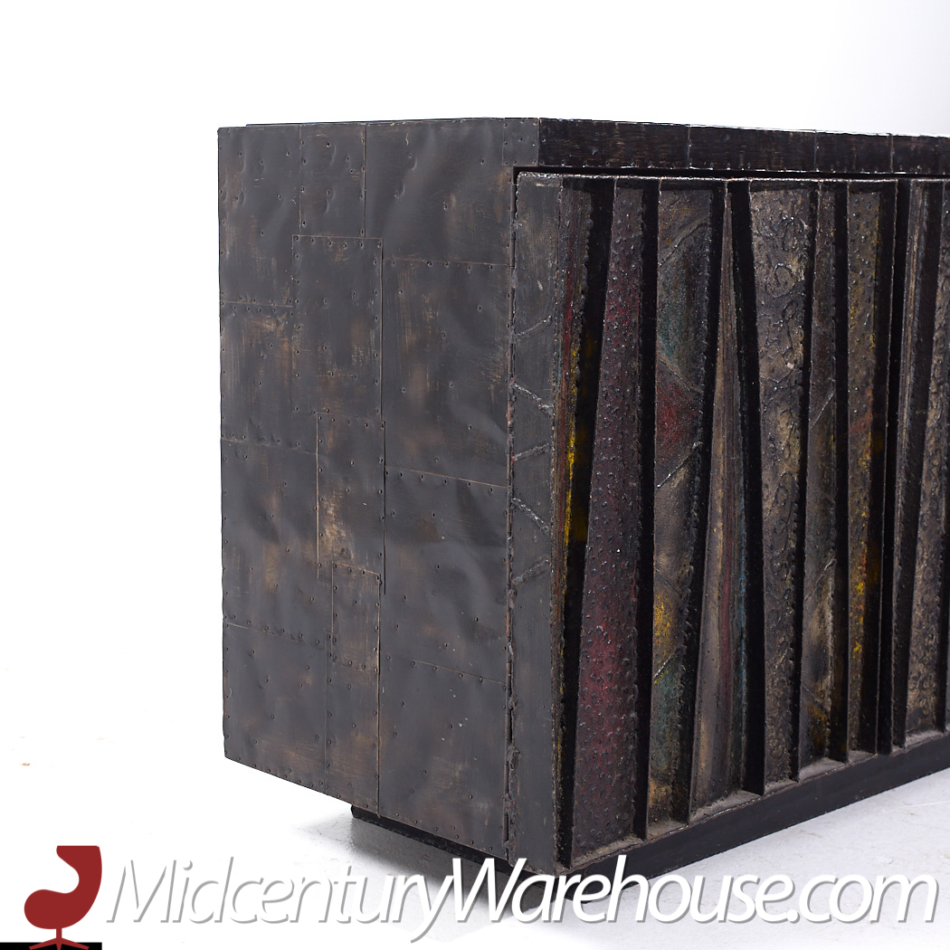 Paul Evans Mid Century Deep Relief Cabinet Credenza