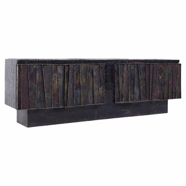 Paul Evans Mid Century Deep Relief Cabinet Credenza