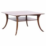 Robsjohn Gibbings for Widdicomb Mid Century Sabre Leg Mahogany Coffee Table | Mid Century Modern Furniture - Mid Century Furniture Chicago Robsjohn Gibbings for Widdicomb Mid Century Sabre Leg Mahogany Coffee Table