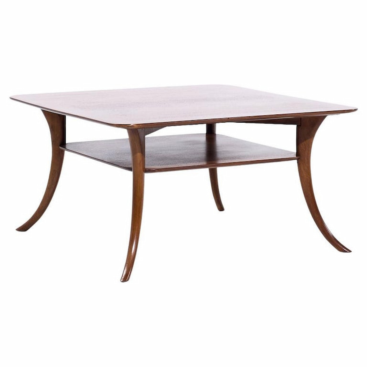 Robsjohn Gibbings for Widdicomb Mid Century Sabre Leg Mahogany Coffee Table