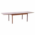 Skaraborgs Mid Century Swedish Rosewood Hidden Leaf Flip Top Dining Table | Mid Century Modern Furniture - Mid Century Furniture Chicago Skaraborgs Mid Century Swedish Rosewood Hidden Leaf Flip Top Dining Table