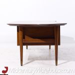 Standard Furniture Mid Century Walnut Boomerang Executive Desk | Mid Century Modern Furniture - Mid Century Furniture Chicago Standard Furniture Mid Century Walnut Boomerang Executive Desk