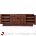 Tobago Brutalist Mid Century Walnut Lowboy Dresser | Mid Century Modern Furniture - Mid Century Furniture Chicago Tobago Brutalist Mid Century Walnut Lowboy Dresser