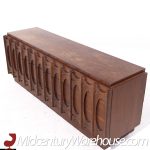 Tobago Brutalist Mid Century Walnut Lowboy Dresser | Mid Century Modern Furniture - Mid Century Furniture Chicago Tobago Brutalist Mid Century Walnut Lowboy Dresser