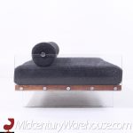 Vladimir Kagan for Holly Hunt Mid Century Lucite Roll Back Daybed Sofa | Mid Century Modern Furniture - Mid Century Furniture Chicago Vladimir Kagan for Holly Hunt Mid Century Lucite Roll Back Daybed Sofa