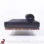Vladimir Kagan for Holly Hunt Mid Century Lucite Roll Back Daybed Sofa | Mid Century Modern Furniture - Mid Century Furniture Chicago Vladimir Kagan for Holly Hunt Mid Century Lucite Roll Back Daybed Sofa