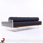 Vladimir Kagan for Holly Hunt Mid Century Lucite Roll Back Daybed Sofa | Mid Century Modern Furniture - Mid Century Furniture Chicago Vladimir Kagan for Holly Hunt Mid Century Lucite Roll Back Daybed Sofa
