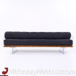 Vladimir Kagan for Holly Hunt Mid Century Lucite Roll Back Daybed Sofa | Mid Century Modern Furniture - Mid Century Furniture Chicago Vladimir Kagan for Holly Hunt Mid Century Lucite Roll Back Daybed Sofa