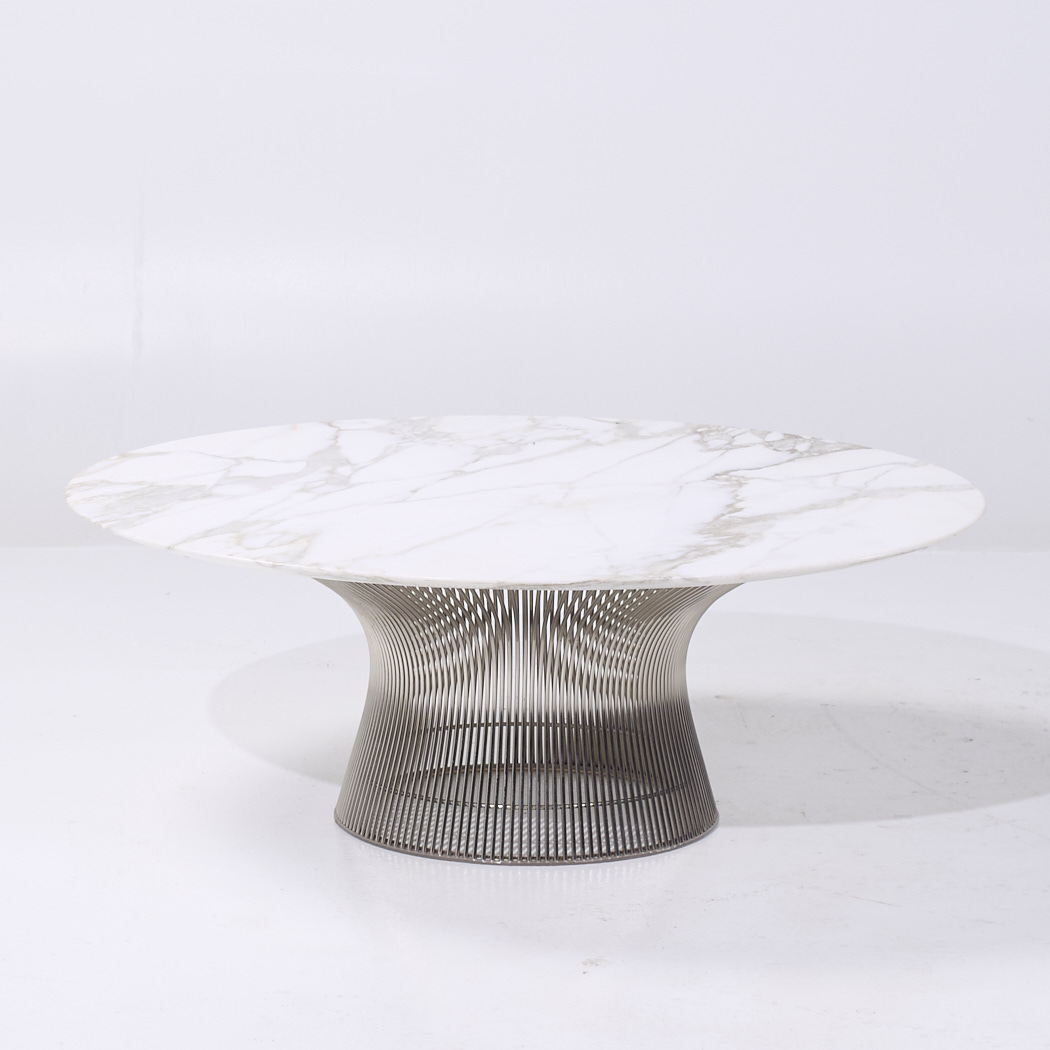 Warren Platner for Knoll Mid Century Marble Coffee Table