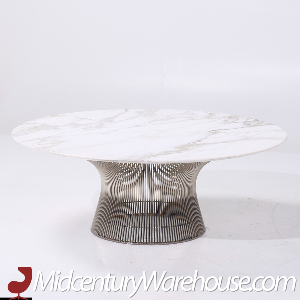 Warren Platner for Knoll Mid Century Marble Coffee Table
