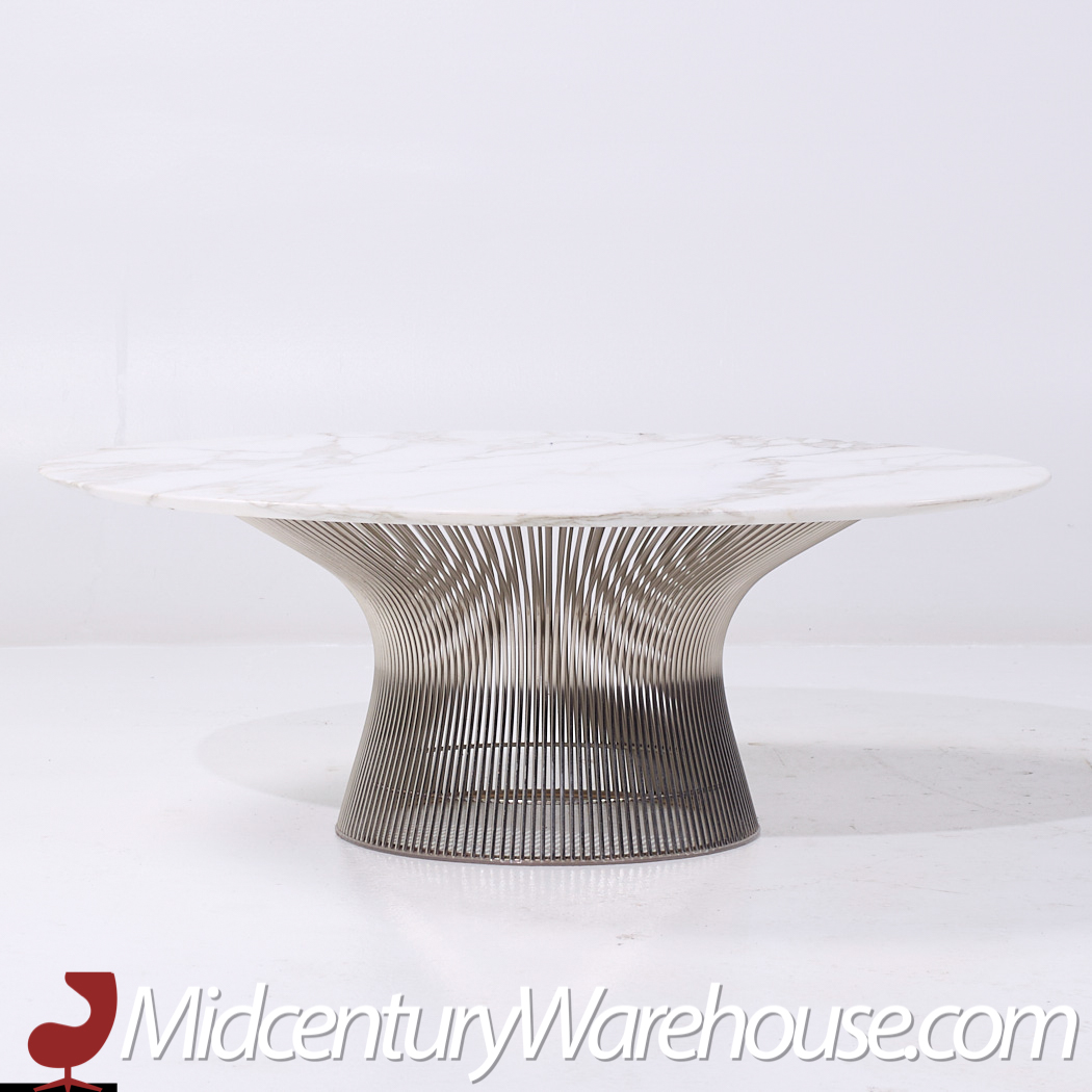 Warren Platner for Knoll Mid Century Marble Coffee Table