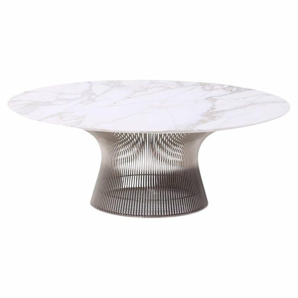 Warren Platner for Knoll Mid Century Marble Coffee Table