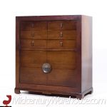 Albert of Shelbyville Mid Century Mahogany Chest Highboy Dresser | Mid Century Modern Furniture - Mid Century Furniture Chicago Albert of Shelbyville Mid Century Mahogany Chest Highboy Dresser