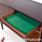 Bernhard Pedersen Mid Century Danish Rosewood Tambour Door Credenza and Hutch | Mid Century Modern Furniture - Mid Century Furniture Chicago Bernhard Pedersen Mid Century Danish Rosewood Tambour Door Credenza and Hutch