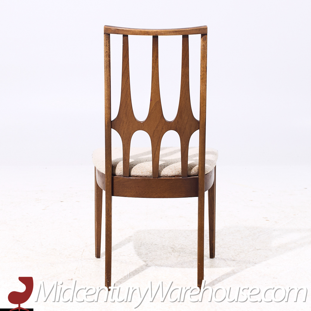 Broyhill Brasilia Mid Century Walnut Dining Chairs - Set of 6
