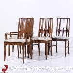 Broyhill Brasilia Mid Century Walnut Dining Chairs - Set of 6 | Mid Century Modern Furniture - Mid Century Furniture Chicago Broyhill Brasilia Mid Century Walnut Dining Chairs - Set of 6