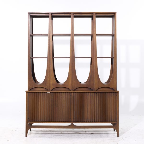 Broyhill Brasilia Mid Century Walnut Room Divider