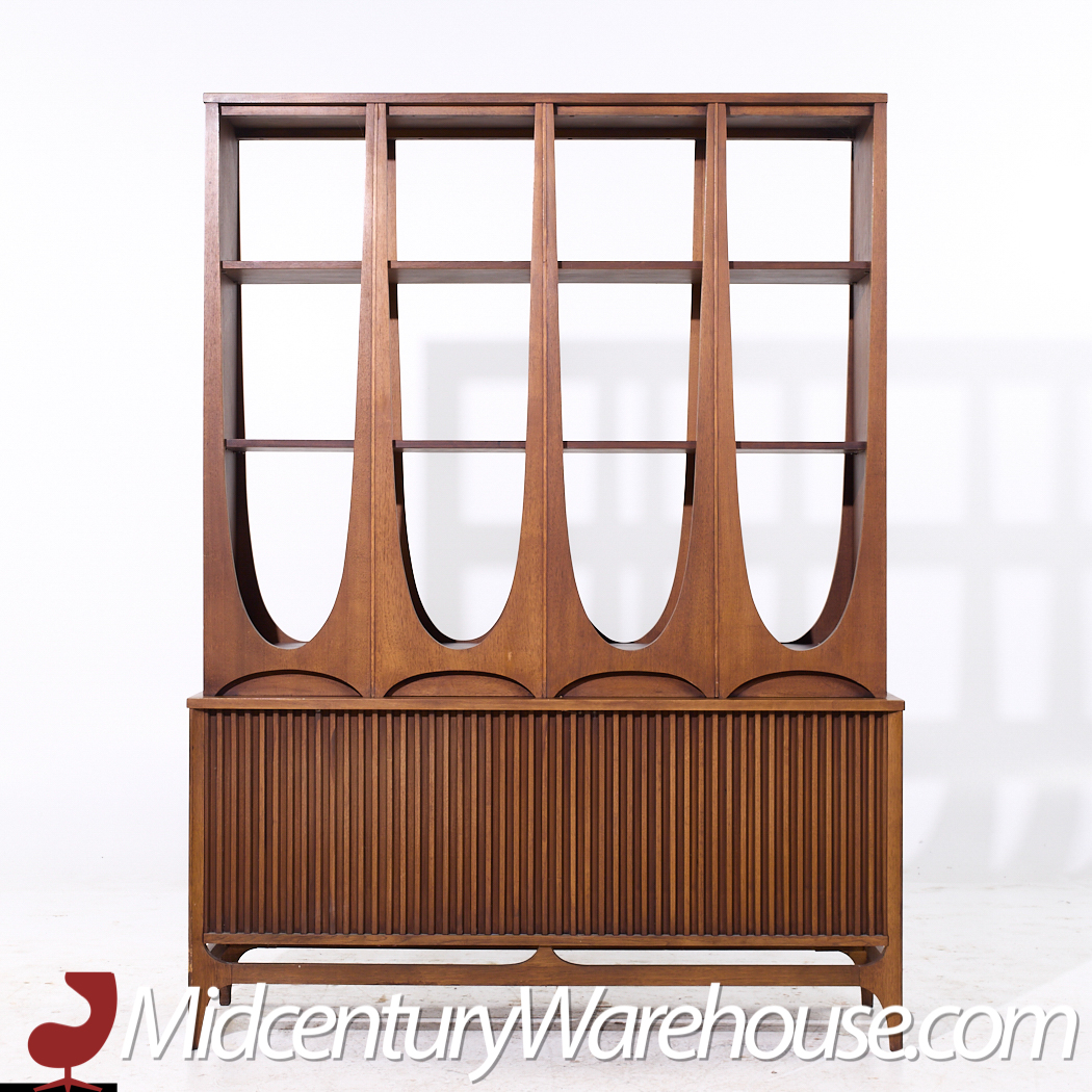 Broyhill Brasilia Mid Century Walnut Room Divider