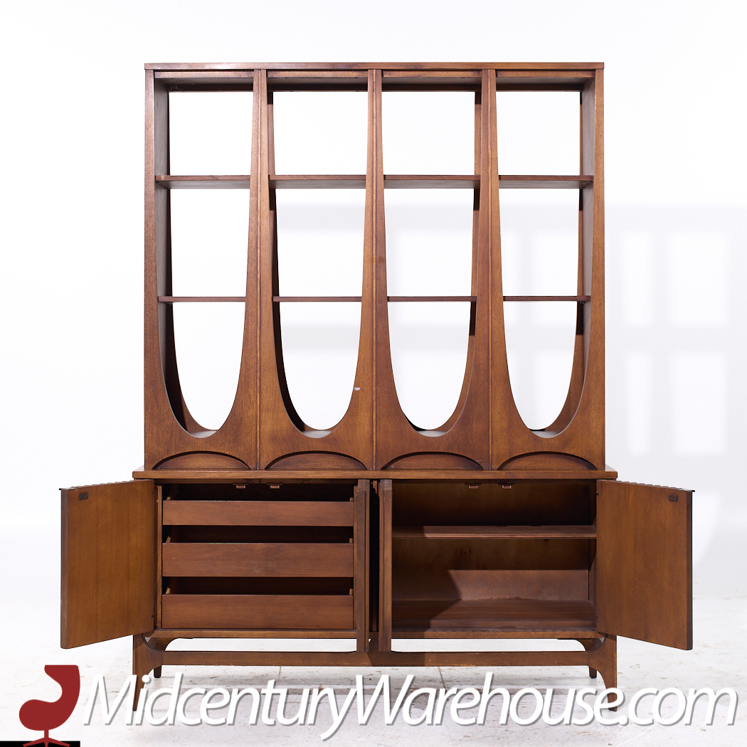 Broyhill Brasilia Mid Century Walnut Room Divider