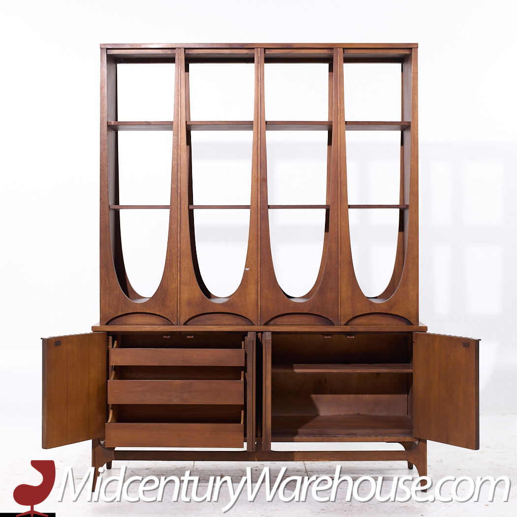 Broyhill Brasilia Mid Century Walnut Room Divider