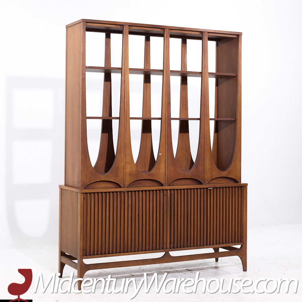 Broyhill Brasilia Mid Century Walnut Room Divider