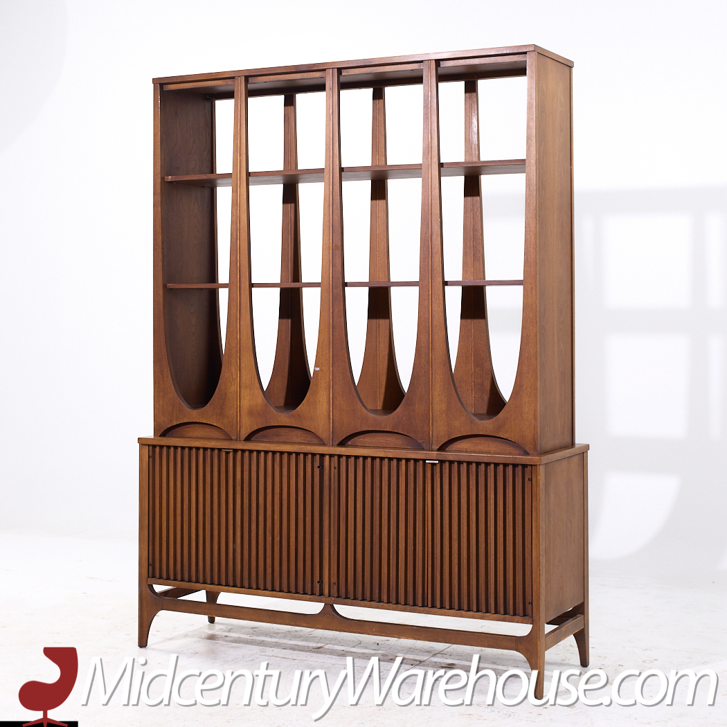 Broyhill Brasilia Mid Century Walnut Room Divider