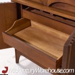Broyhill Brasilia Mid Century Walnut Room Divider | Mid Century Modern Furniture - Mid Century Furniture Chicago Broyhill Brasilia Mid Century Walnut Room Divider