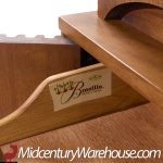 Broyhill Brasilia Mid Century Walnut Room Divider | Mid Century Modern Furniture - Mid Century Furniture Chicago Broyhill Brasilia Mid Century Walnut Room Divider