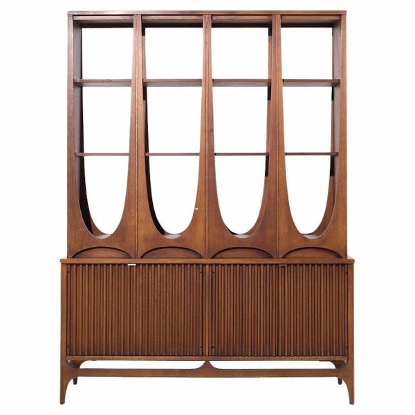 Broyhill Brasilia Mid Century Walnut Room Divider