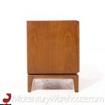 Broyhill Brasilia Style Mid Century Walnut Nightstands - Pair | Mid Century Modern Furniture - Mid Century Furniture Chicago Broyhill Brasilia Style Mid Century Walnut Nightstands - Pair