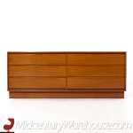 Danflex Mid Century Danish Teak 6-drawer Lowboy Dresser | Mid Century Modern Furniture - Mid Century Furniture Chicago Danflex Mid Century Danish Teak 6-drawer Lowboy Dresser