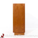 Danflex Mid Century Danish Teak Tambour Door Armoire Highboy Dresser | Mid Century Modern Furniture - Mid Century Furniture Chicago Danflex Mid Century Danish Teak Tambour Door Armoire Highboy Dresser
