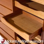 Danflex Mid Century Danish Teak Tambour Door Armoire Highboy Dresser | Mid Century Modern Furniture - Mid Century Furniture Chicago Danflex Mid Century Danish Teak Tambour Door Armoire Highboy Dresser